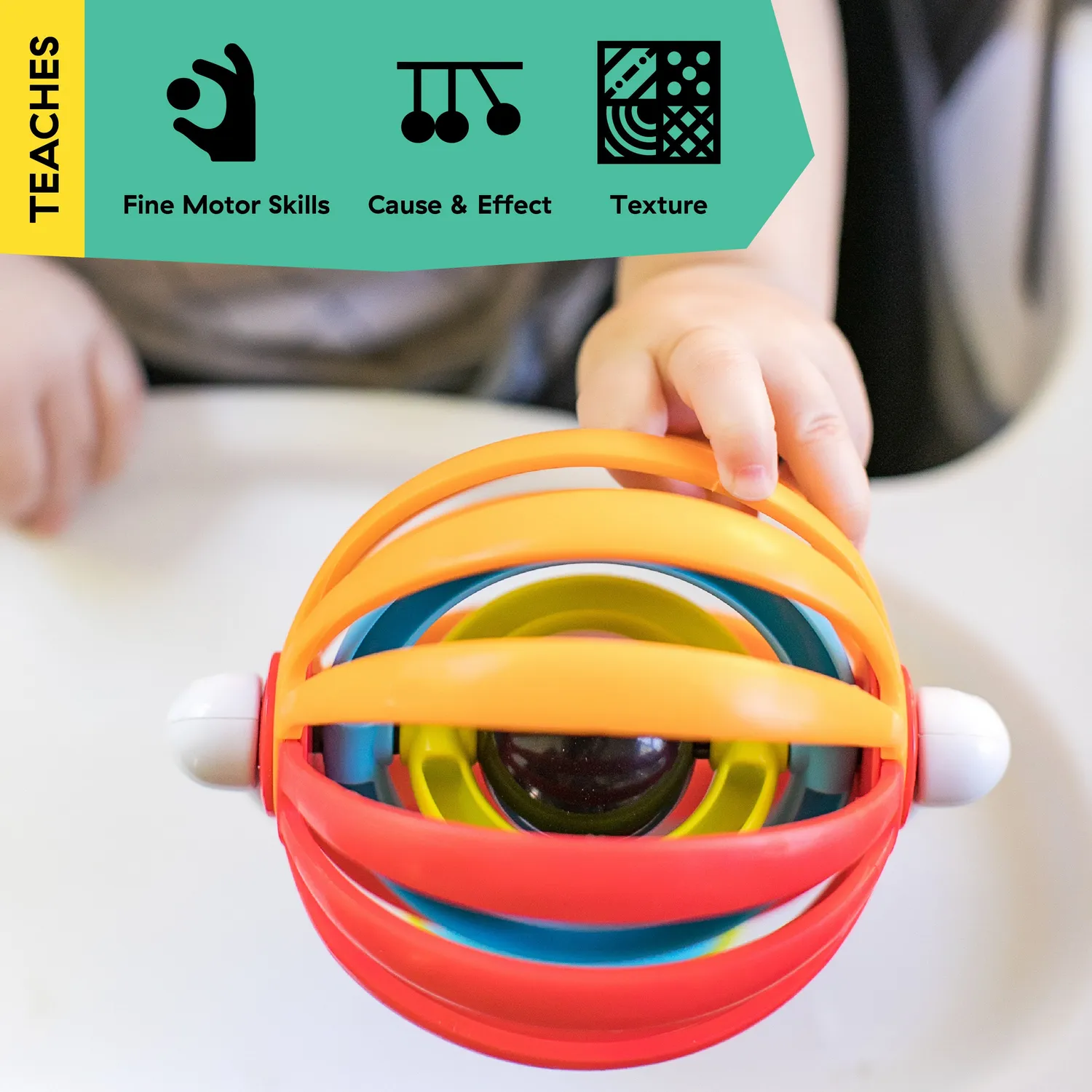 Baby Einstein Sticky Spinner Hochstuhl-Spielzeug Saugnapf