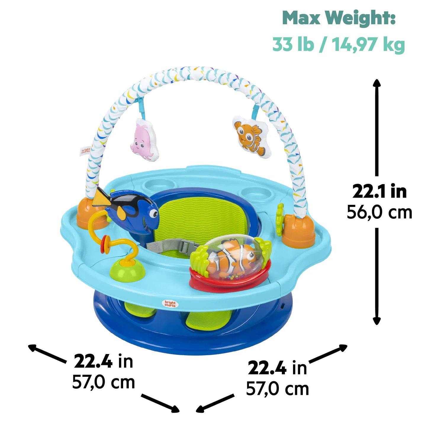 Bright Starts Finding Nemo SuperSeat 3-in-1 Sitz